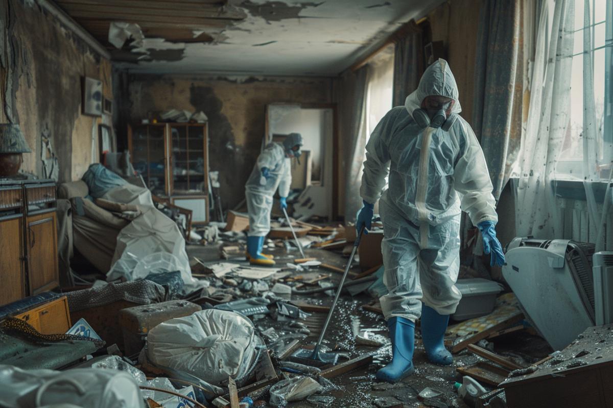Débarras maison après sinistre : services et accompagnement